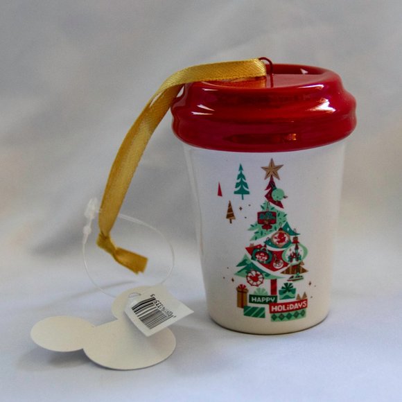 Disney Parks Starbucks Christmas Tumbler Ornament